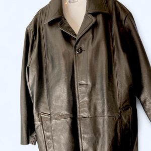 Wilson’s mens leather jacket Size M heavy